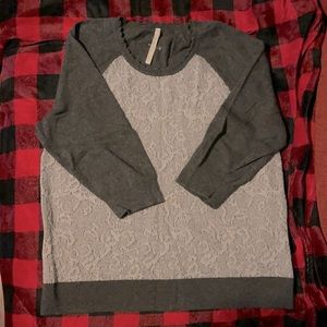 NWOT Girls grey sweater